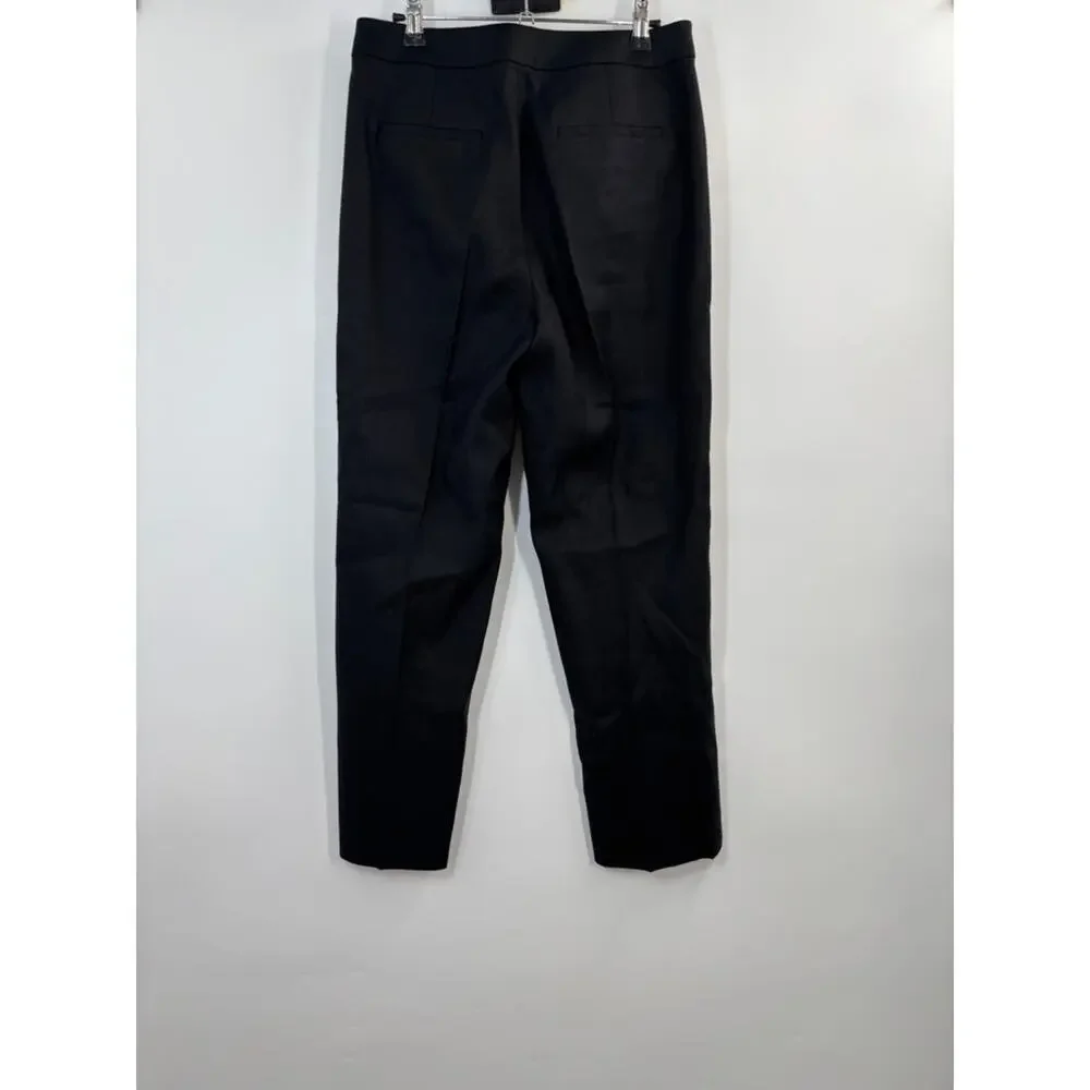 J.Crew Kate straight-leg pant in stretch linen blend